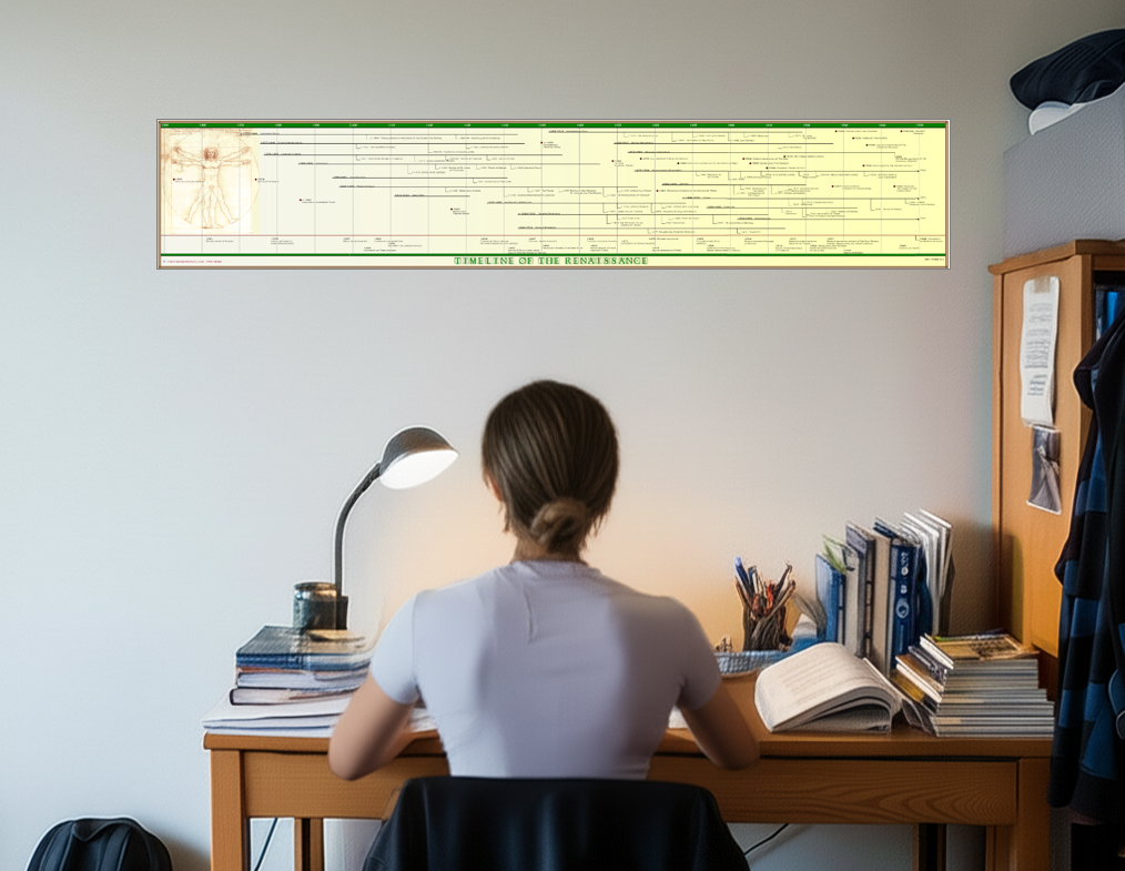 Timeline of The Renaissance Poster