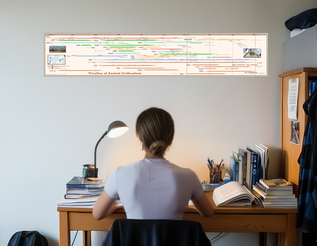Timeline of Ancient Civilizations Poster