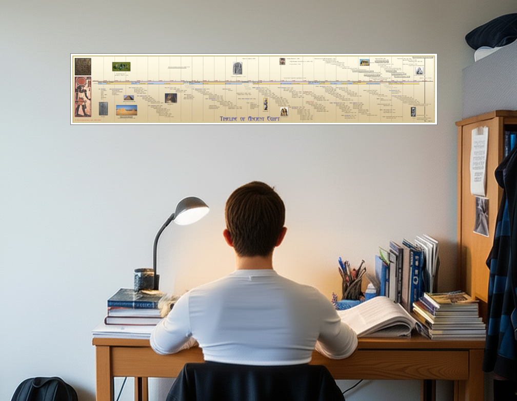 Timeline of Ancient Egypt Poster
