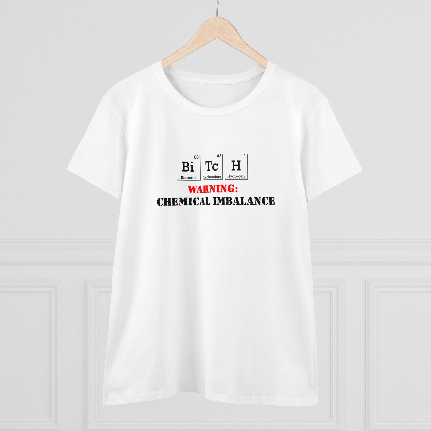"Chemical Imbalance" Women's Midweight Cotton Tee