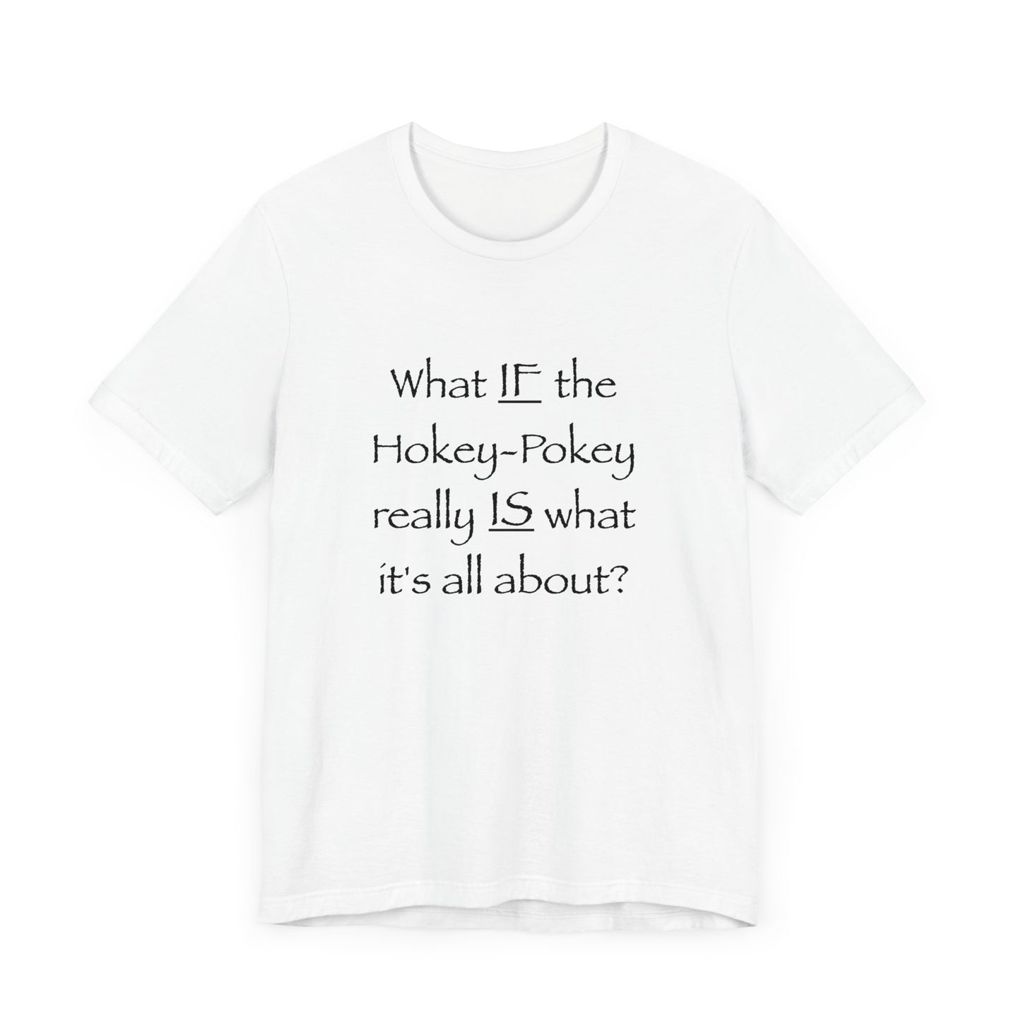 "Hokey-Pokey Philosophy" Unisex Jersey Short Sleeve Tee