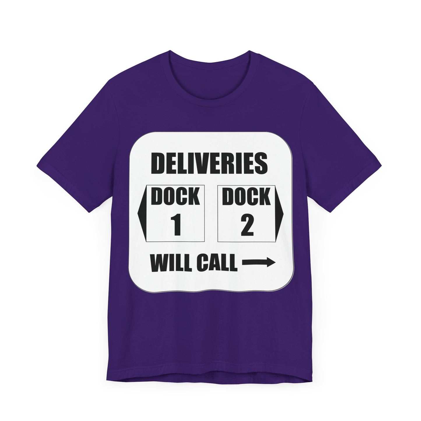 Dock Entrance Sign Unisex Jersey Short Sleeve Tee
