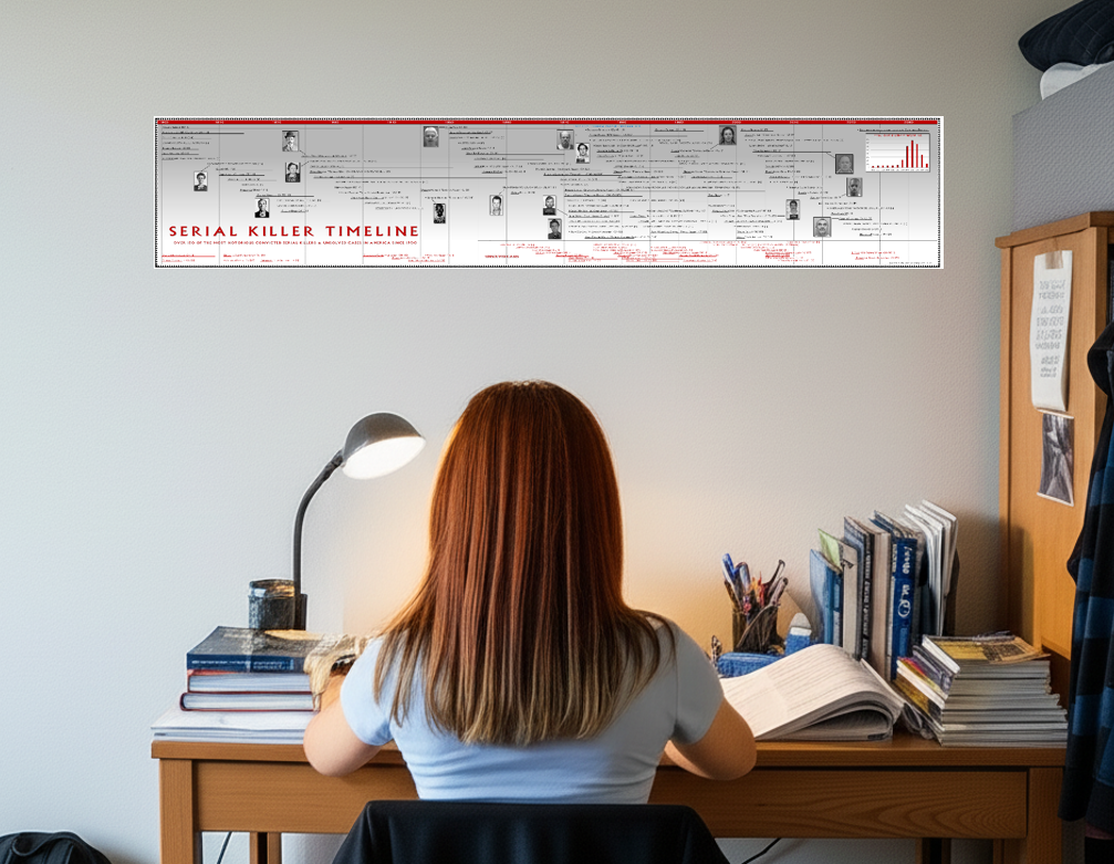 The Serial Killer Timeline Poster