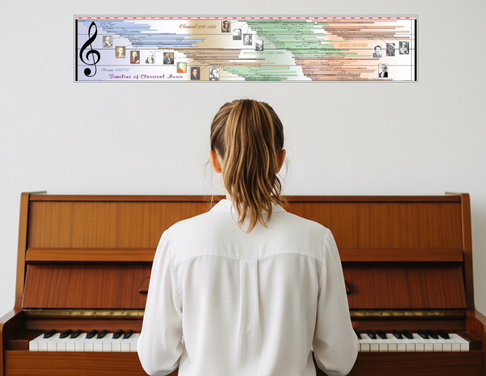 Timeline of Classical Music Poster