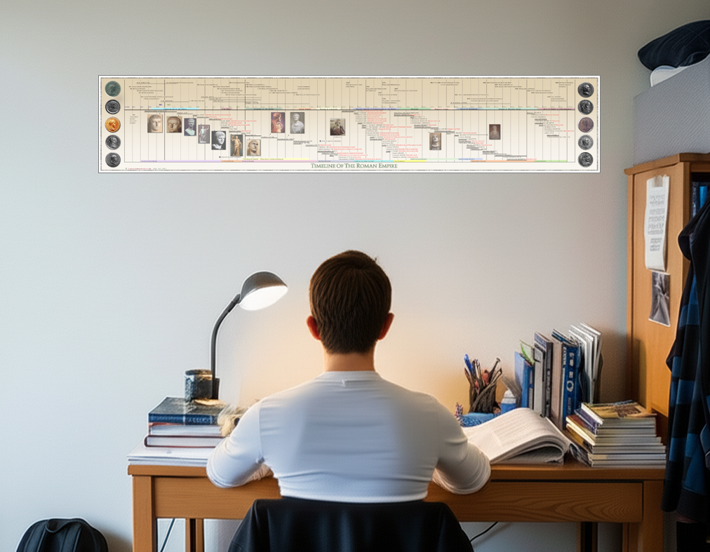 Timeline of the Roman Empire Poster